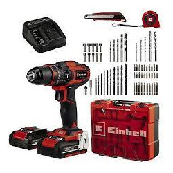 Trapano a percussione a batteria einhell te-cd 18/40 li-i