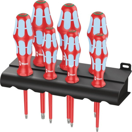 Set cacciavite wera torx 3167 i/7 rosso/blu [05022767001]