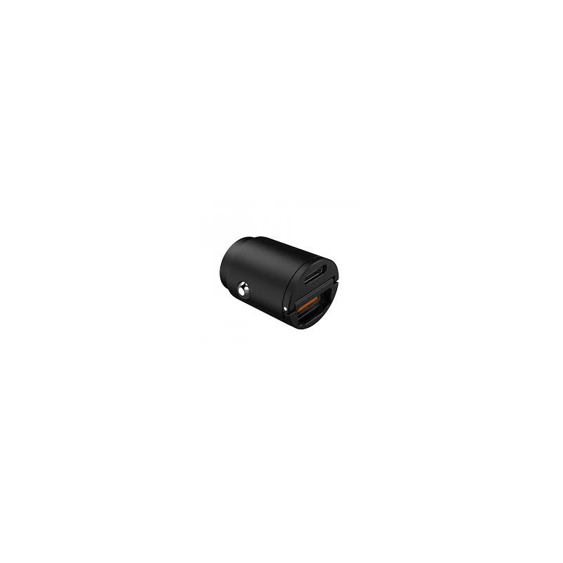 Caricabatteria da auto celly 30w mini usb-c nero [ccminiusbusbcbk]
