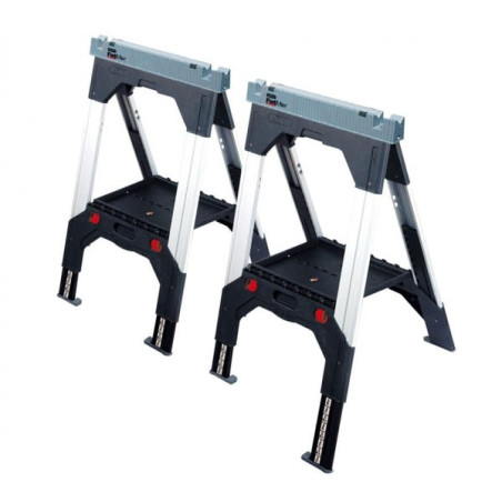 Coppia di cavalletti fatmax stanley regolabile bimateriale [1-92-980]