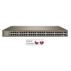 Switch tenda teg1050f gigabit con sfp 10/100/1000 rj45 +2 1000m 48-porte