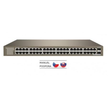 Switch tenda teg1050f gigabit con sfp 10/100/1000 rj45 +2 1000m 48-porte