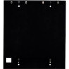 Piastra posteriore 2n 2x2 moduli 214x234mm nero [9155064]