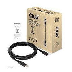 Cavo club 3d tipo-c maschio a femmina 2m nero [cac1529]