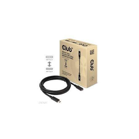 Cavo club 3d tipo-c maschio a femmina 2m nero [cac1529]