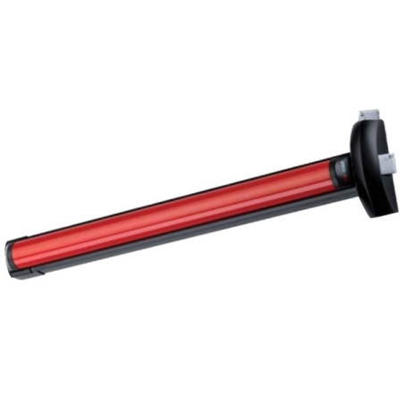 Maniglione antipanico cisa fast touch nero/rosso [59811.11.0]