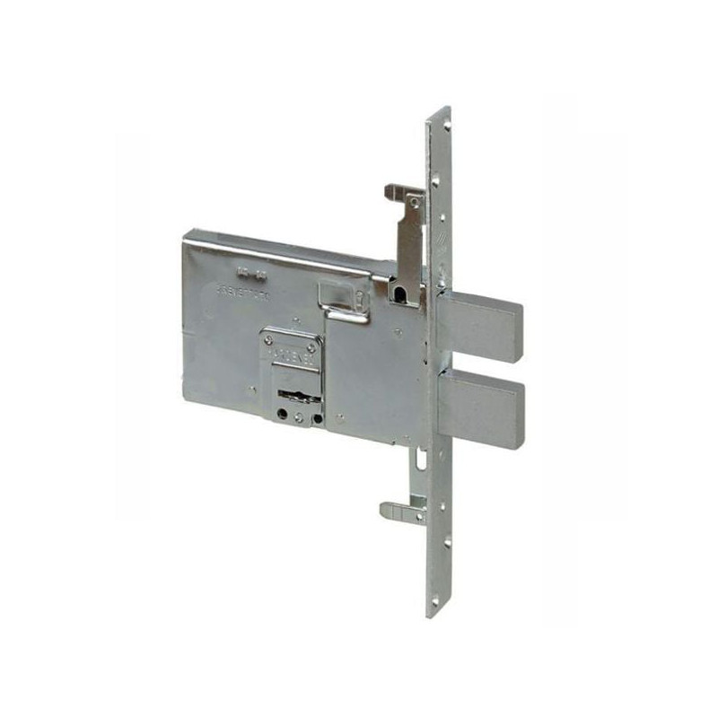 Serratura doppia mappa cisa da infilare ferro argento [57336.70.0]