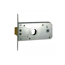 Serratura zincata infilare fasem alluminio, cilindro e chiave non