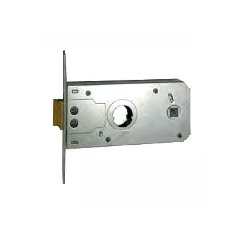 Serratura zincata infilare fasem alluminio, cilindro e chiave non