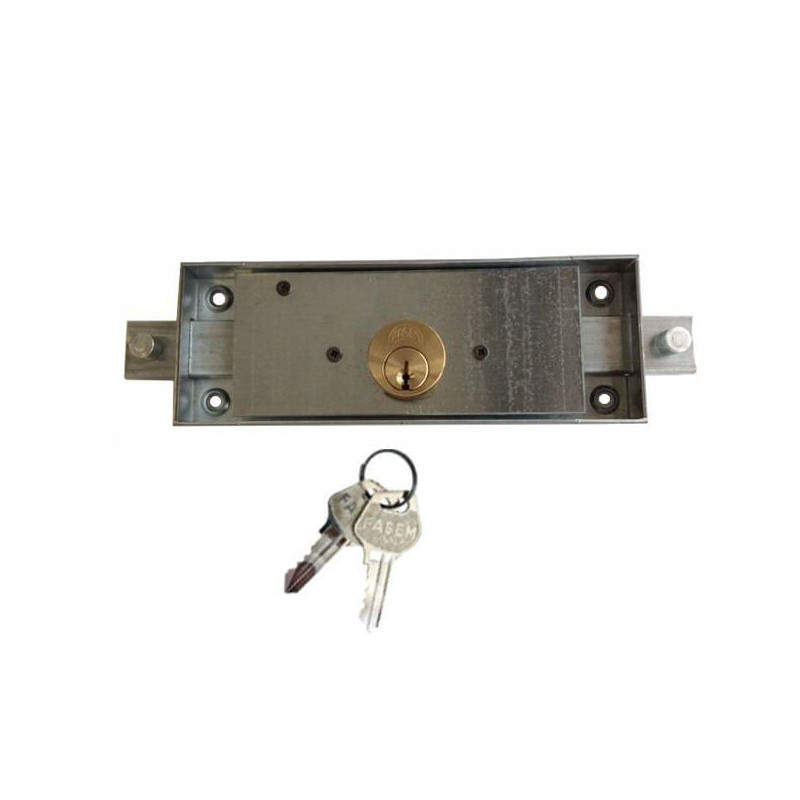 Serratura zincata per porte basculanti fasem [112]