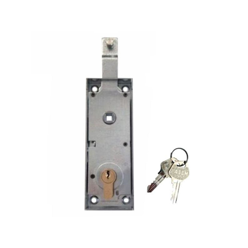 Serratura zincata per porte basculanti fasem [110/cc]