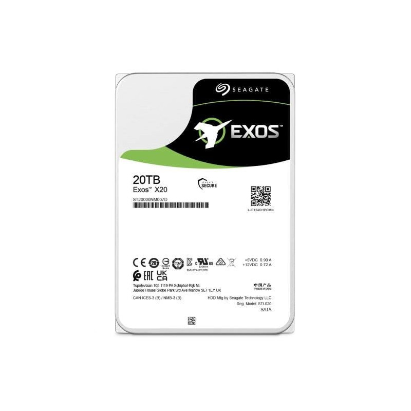Hard disk 3,5 20tb seagate 7200 sata3 [st20000nm007d]