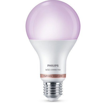 Lampadina led philips smart color goccia smerigliata a67 e27 100w