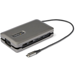Adattatore startech.com usb c a hdmi 2.0 4k 60hz 100w pd grigio [dkt31csdhpd3]