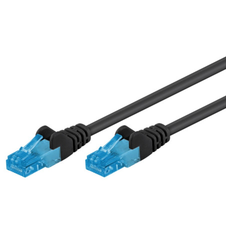 Cavo di rete patch goobay in rame cat. 6a nero u/utp 10m