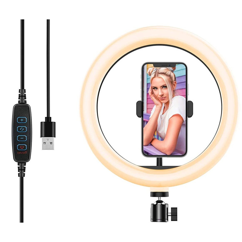 Luce ad anello per selfie logilink a led i-smart-20