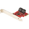 Scheda controller startech.com pci express sata 4porte[4p6g-pcie-sata-card]