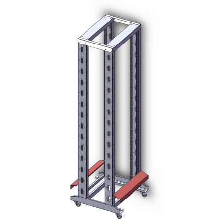 Base per armadio intelline copertura open frame i-case of-2029bk