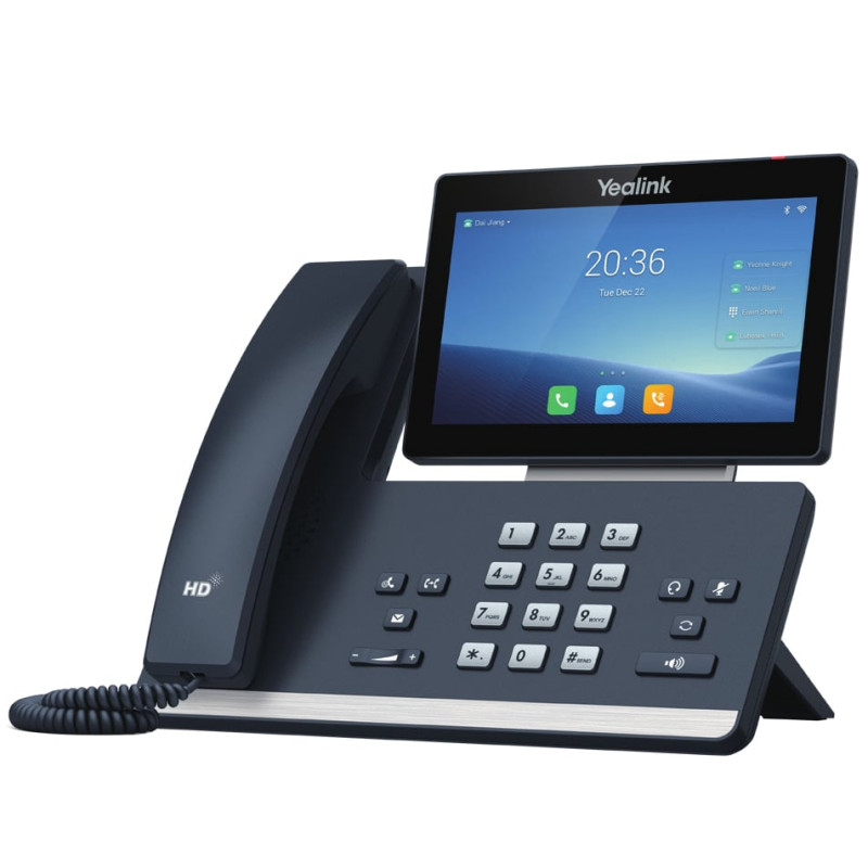 Telefono ip bluetooth yealink wi-fi t58w poe [sip-t58w]