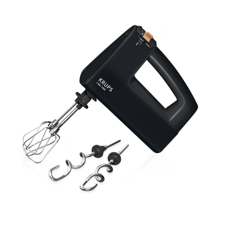 Sbattitore elettrico krups 3 mix 7000 500w rame/nero [f6085811]