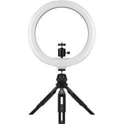 Lampada ad anello streamplify light 10 nero