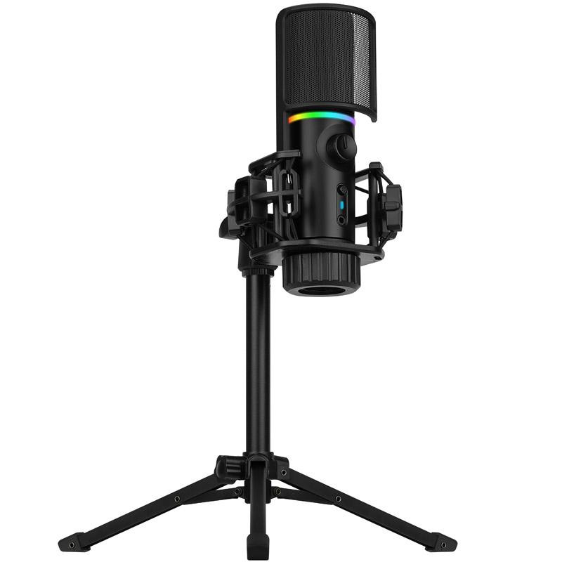 Streamplify mic rgb microfono usb-a incluso treppiede nero
