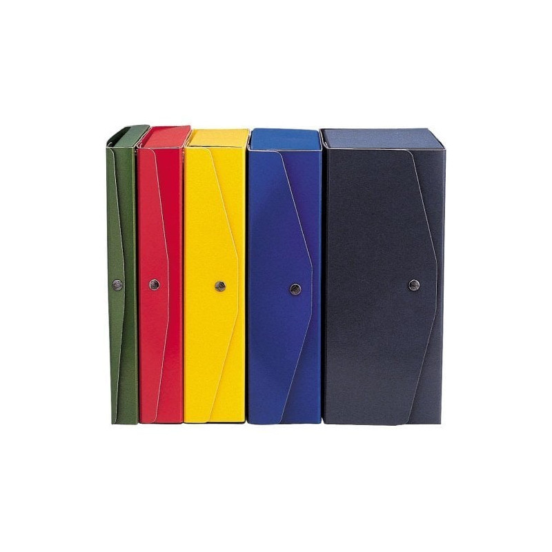 Cartella progetti brefiocart con bottoni dorso 12 25x35cm blu scuro