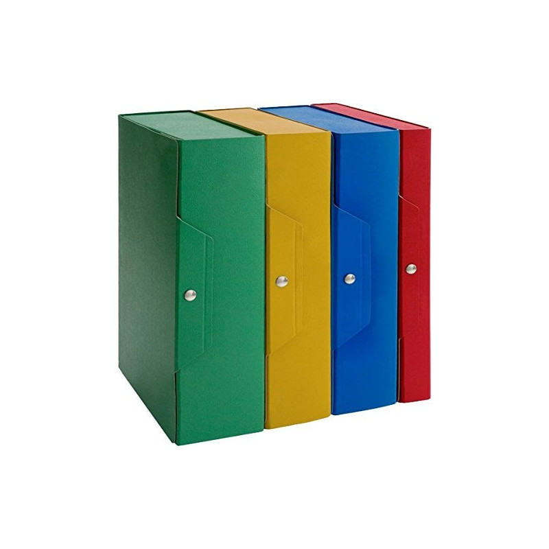 Cartella progetti brefiocart con bottoni dorso o8 25x35cm blu scuro