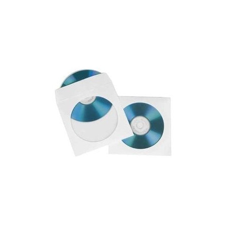 Custodie cd in carta bianca (x25) [51179]