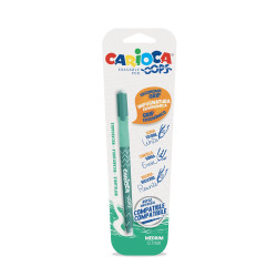 Penna cancellabile carioca verde oops blister 1pz [43036/04]