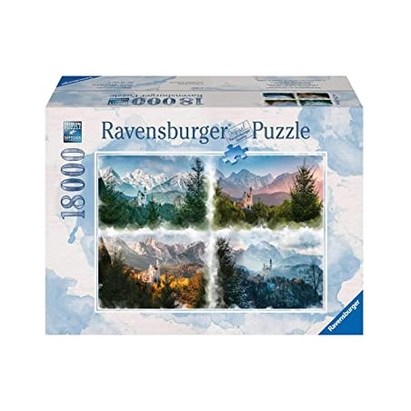 Puzzle ravensburger un castello attraverso le stagioni 18000pz [16137]