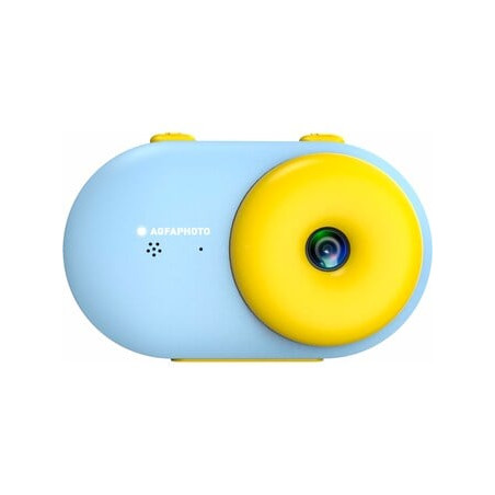 Fotocamera per bambini agfaphoto realikids water proof 32mp blu [arkcwbl]