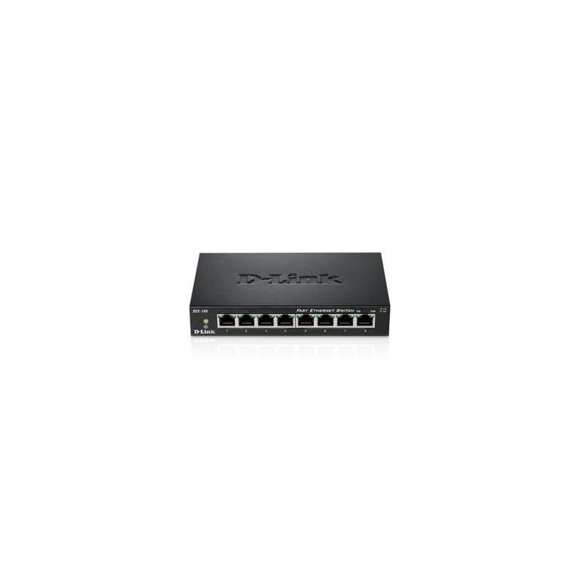 Switch d-link 8 porte 10/100 mbps des-108 [des-108]