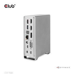 Docking station club-3d docking usb-c tripla dp /120w [csv-1568]