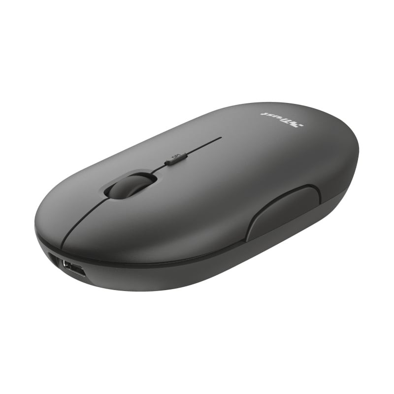 Mouse trust wireless a rf bluetooth nero [24059]
