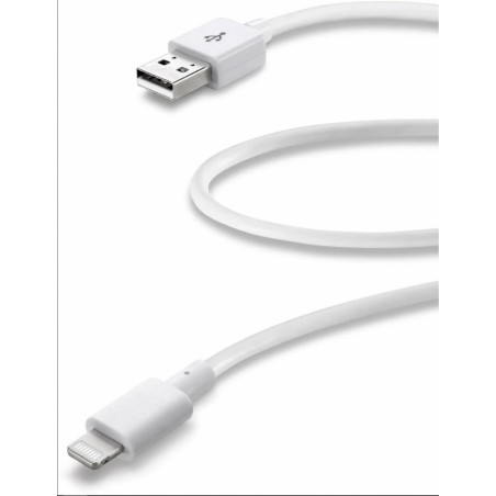 Cavo lightning cellularline a usb-a m/m 2m bianco
