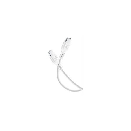 Cavo usb cellularline tipo-c m/m bianco