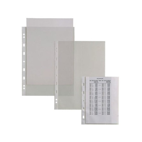 Buste trasparenti forate sei rota 25 pz. 15x21-100 [661515]