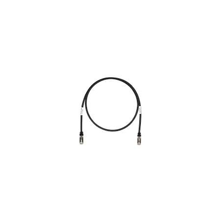 Cavo patch panduit s/ftp cat.6a lshf 1.5m nero [stp6x1.5mbl]