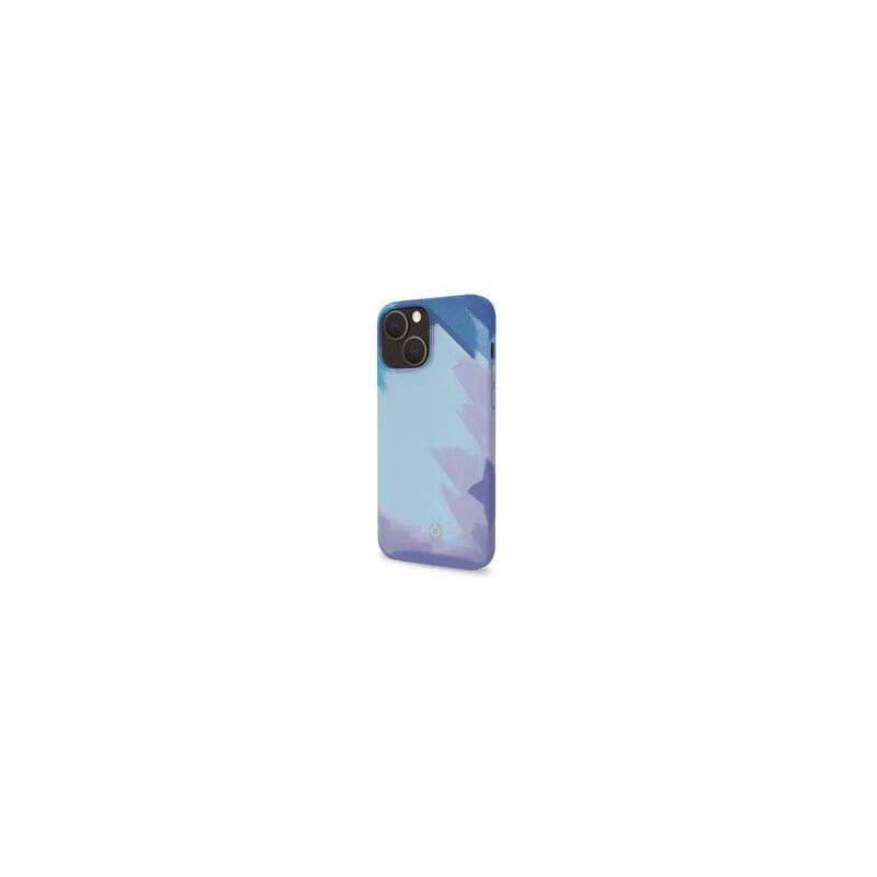 Custodia celly watercolor per iphone 13 multicolore [watercol1007bl]