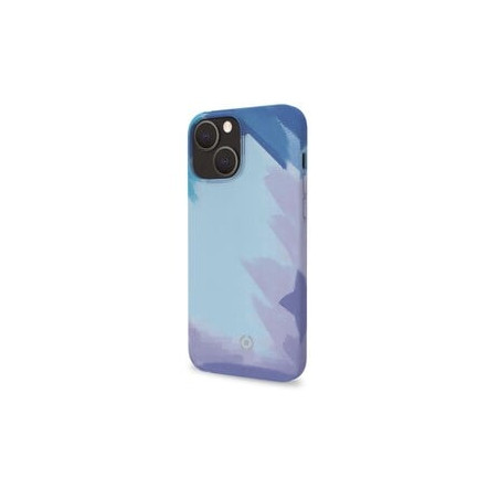 Custodia celly watercolor per iphone 13 multicolore [watercol1007bl]