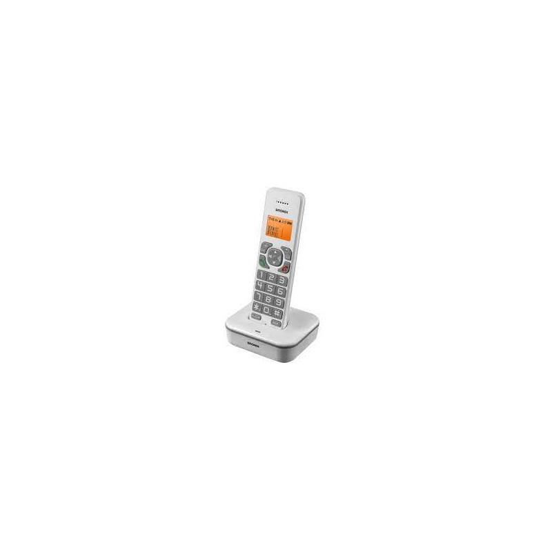 Telefono brondi bravo star cordless bianco/grigio