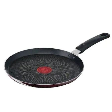Crepiera tefal resist intense 25cm rosso/nero [d52210]