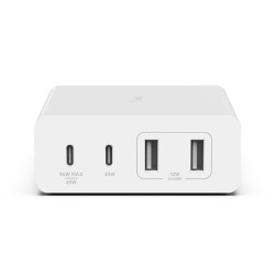Alimentatore da rete belkin 4 porte usb 108w [wch010vfwh]