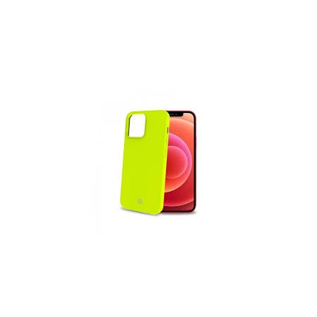 Custodia celly per iphone 13 mini cromo fluo giallo [cromo1006ylf]
