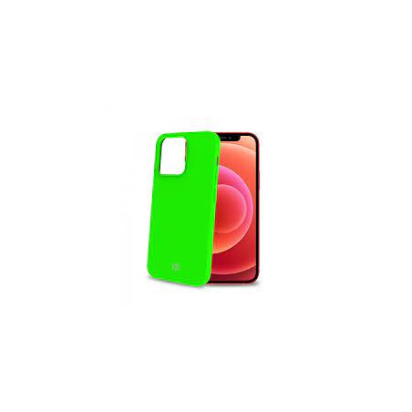 Custodia celly per iphone 13 pro max cromo fluo verde [cromo1009gnf]