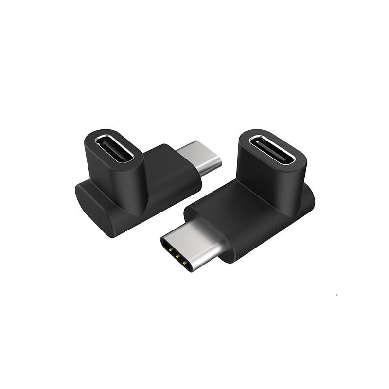 Adattatore usb akasa da usb 3.1 gen2 tipo c ad angolo retto 2 pz.