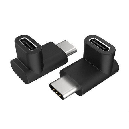 Adattatore usb akasa da usb 3.1 gen2 tipo c ad angolo retto 2 pz.
