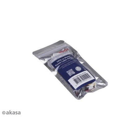 Cavo sdoppiatore di alimentazione sata akasa 15cm 2 pz.