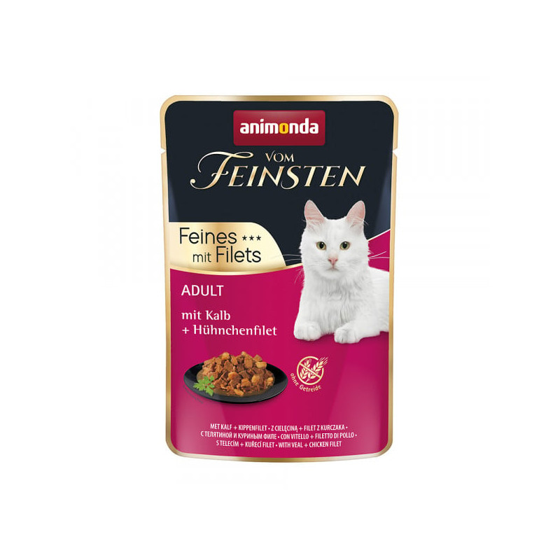 Cibo per gatti animonda vom feinsten con gusto vitello 85g
